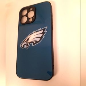 Philadelphia Eagles tempered glass phone case-IPhone 14Pro Max- New in package